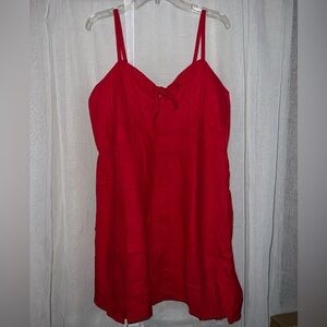 Red Old Navy Dress w/ Tie Detail